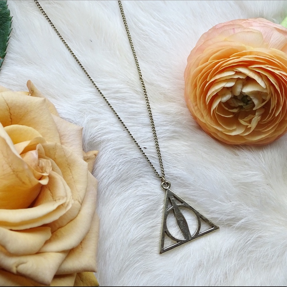 Harry Potter Necklace Gold